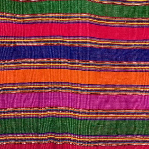 Vintage Weekend Wear 90s Striped Blanket Weave Jacket Long Western Aztec Blazer - Picture 16 of 16